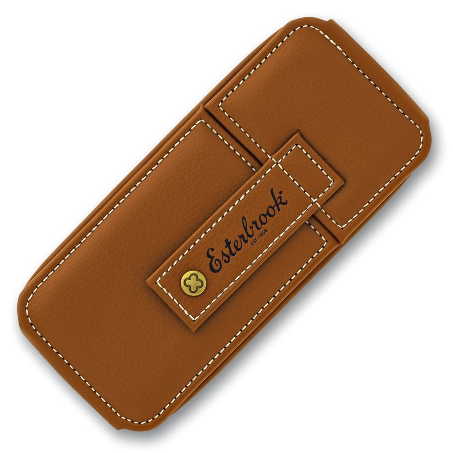 Esterbrook Triple Pen Nook Case In British Tan 1 Esterbrook Triple Pen Nook Case In British Tan