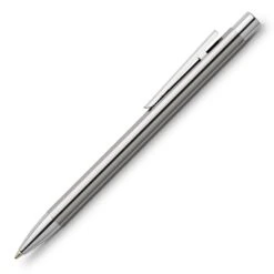 Faber-Castell Design Neo Slim Ballpoint Pen In Stainless Steel Polished
