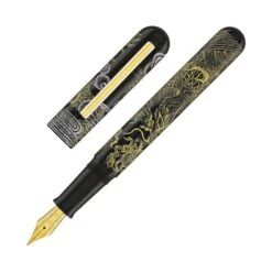 IKKAKU By Nahvalur Pan-Long Fountain Pen In (Coiling Dragon)