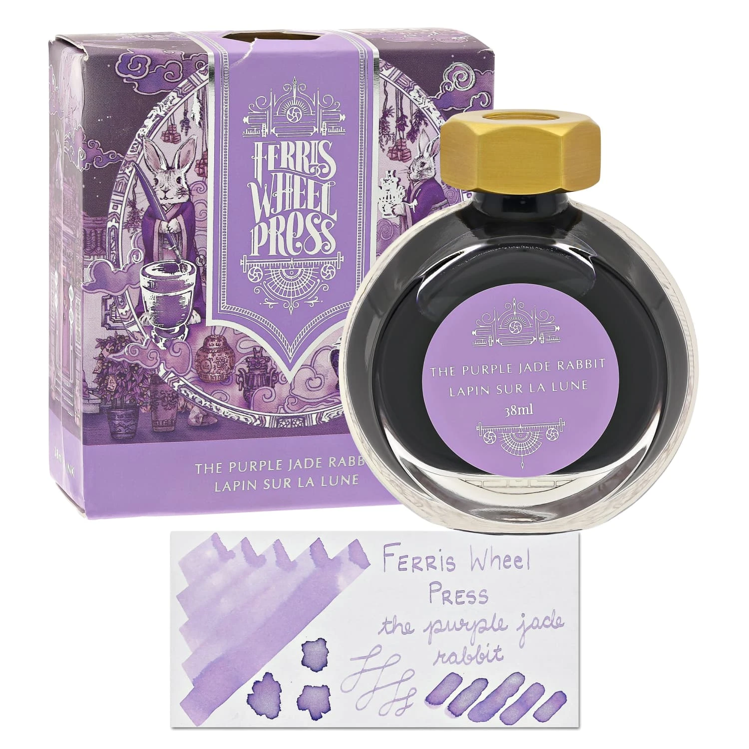 Ferris Wheel Press Lunar New Year Jade Rabbit Bottle Ink - 38 ML 1 Ferris Wheel Press Lunar New Year Jade Rabbit Bottle Ink - 38 ML