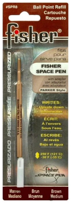 Fisher Space Ballpoint Pen Refill In Brown - Medium Point 5 Fisher Space Ballpoint Pen Refill In Brown - Medium Point -Stationery Hub Cheap Store fisher space ballpoint pen refill in brown medium point 190