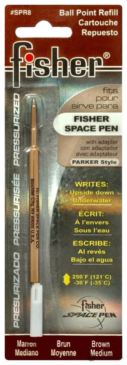 Fisher Space Ballpoint Pen Refill In Brown - Medium Point 3 Fisher Space Ballpoint Pen Refill In Brown - Medium Point - Image 3