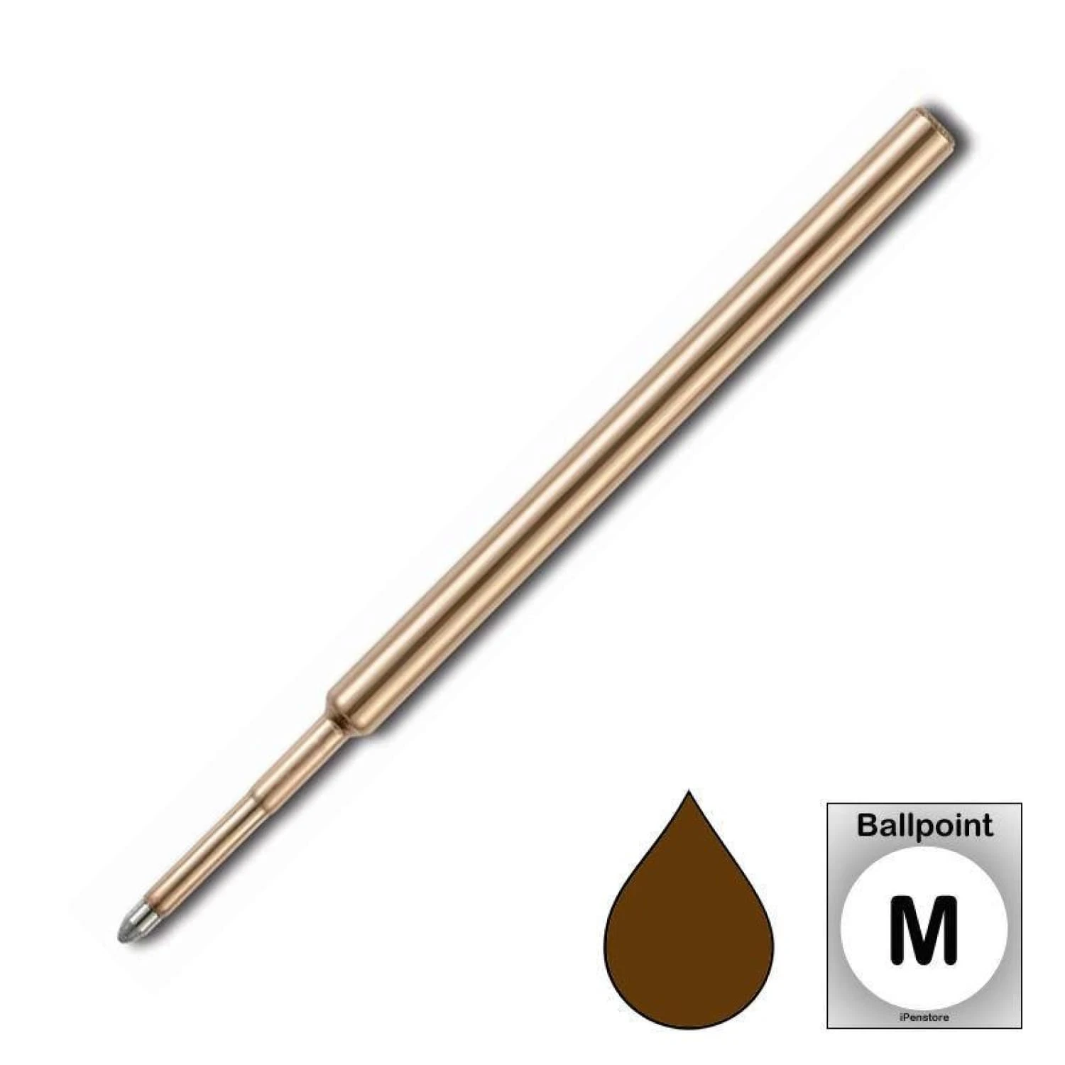 Fisher Space Ballpoint Pen Refill In Brown - Medium Point 1 Fisher Space Ballpoint Pen Refill In Brown - Medium Point