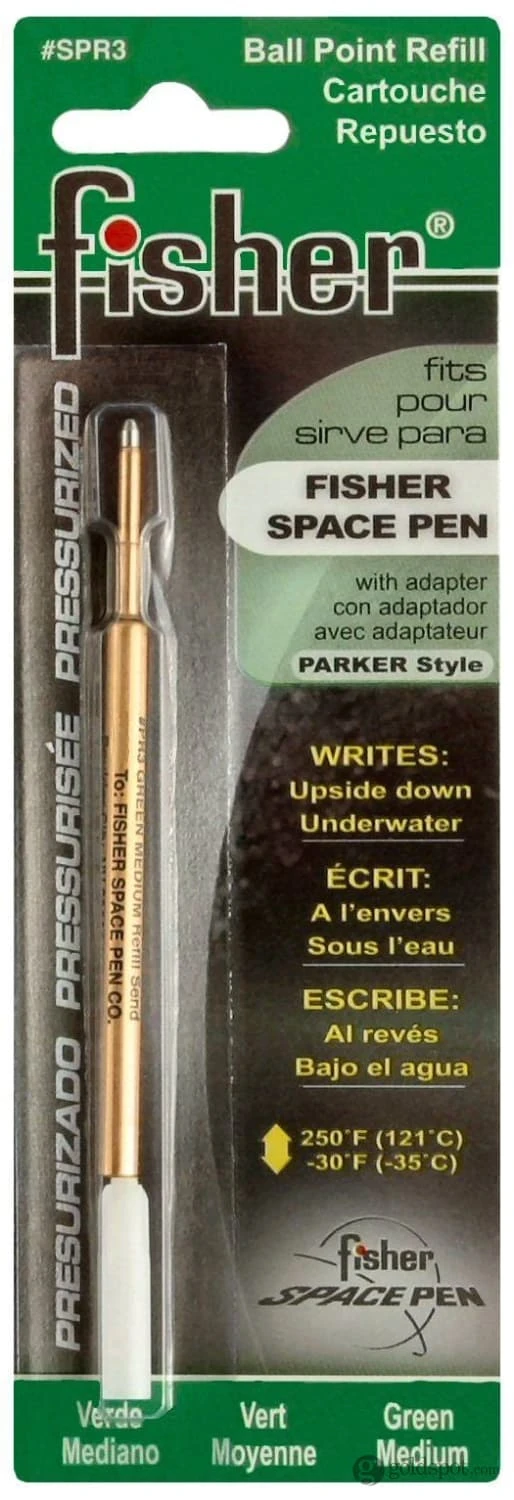 Fisher Space Ballpoint Pen Refill In Green 3 Fisher Space Ballpoint Pen Refill In Green - Image 3