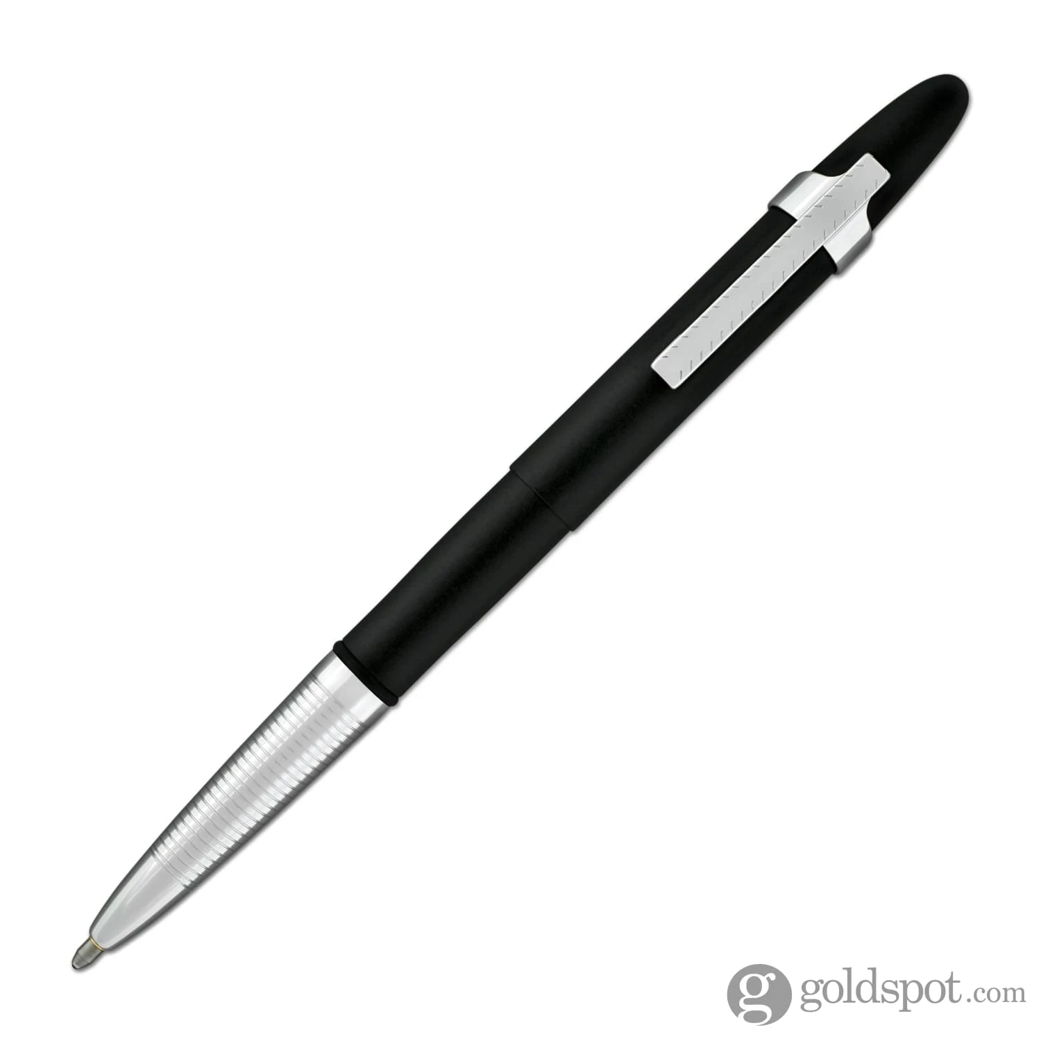 Fisher Space Pen Bullet Ballpoint Pen With Clip In Chrome & Matte Black 3 Fisher Space Pen Bullet Ballpoint Pen With Clip In Chrome & Matte Black - Image 3