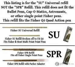 Fisher Space Universal Ballpoint Pen Refill In Blue - Fine Point -Stationery Hub Cheap Store fisher space universal ballpoint pen refill in blue fine point 378