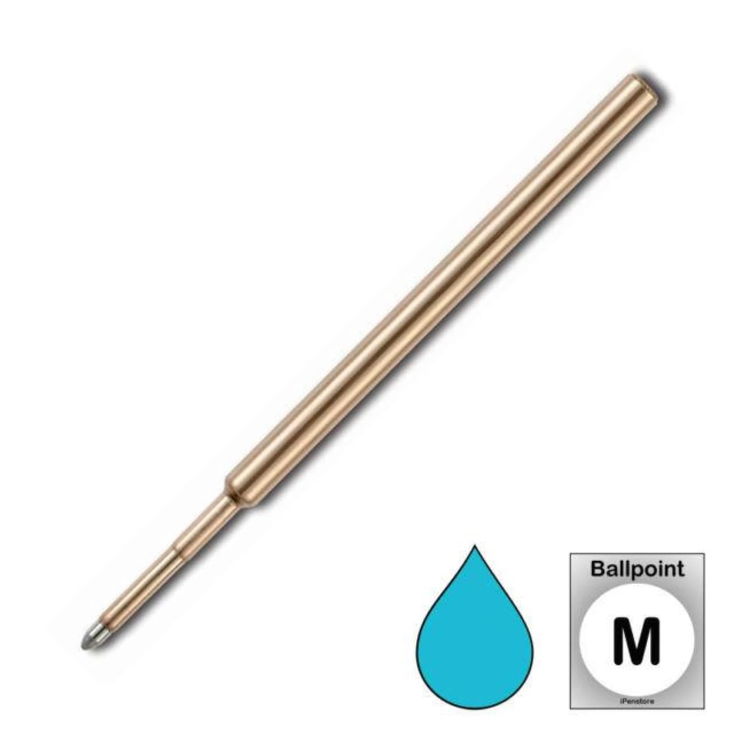 Fisher Space Universal Ballpoint Pen Refill In Turquoise - Medium Point 1 Fisher Space Universal Ballpoint Pen Refill In Turquoise - Medium Point
