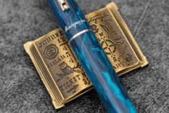 Galen Leather Co. UY Design "Listen To Your Heart" Brass Pen Stand