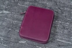 Galen Leather Pen Case Zippered 10 Slots In Purple -Stationery Hub Cheap Store galen leather pen case zippered 10 slots in purple 270