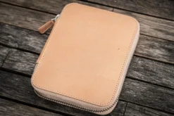 Galen Leather Pen Case Zippered 10 Slots In Undyed Leather -Stationery Hub Cheap Store galen leather pen case zippered 10 slots in undyed 305