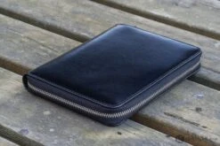Galen Leather Pen Case Zippered 5 Slots In Black 7 Galen Leather Pen Case Zippered 5 Slots In Black -Stationery Hub Cheap Store galen leather pen case zippered 5 slots in black 782