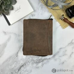 Girologio 12 Zippered Pen Case In Bomber Brown 10 Girologio 12 Zippered Pen Case In Bomber Brown -Stationery Hub Cheap Store girologio 12 zippered pen case in bomber brown 203