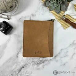 Girologio 12 Zippered Pen Case In Saddle Tan -Stationery Hub Cheap Store girologio 12 zippered pen case in saddle tan 174