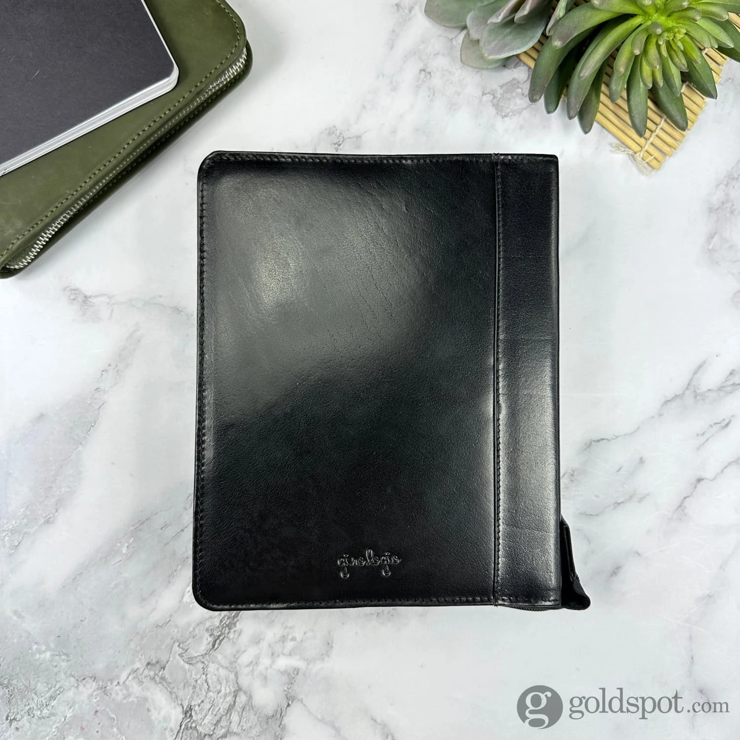 Girologio 24 Zippered Pen Case In Black 4 Girologio 24 Zippered Pen Case In Black - Image 4