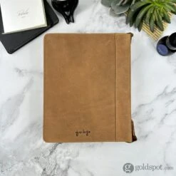 Girologio 24 Zippered Pen Case In Saddle Tan -Stationery Hub Cheap Store girologio 24 zippered pen case in saddle tan 702