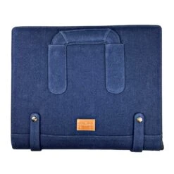 Girologio 96 Zippered Pen Case In Cotton Denim