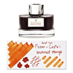 Graf Von Faber-Castell Bottled Ink In Burned Orange - 75 ML