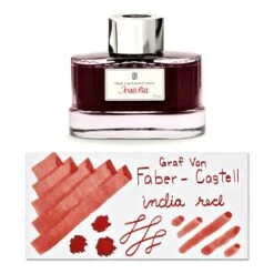 Graf Von Faber-Castell Bottled Ink In India Red - 75 ML