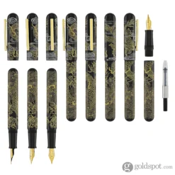 IKKAKU By Nahvalur Pan-Long Fountain Pen In (Coiling Dragon) -Stationery Hub Cheap Store ikkaku by nahvalur pan long fountain pen in coiling dragon 204