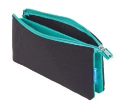 Itoya Profolio Large Midtown Pouch In Black / Wintergreen