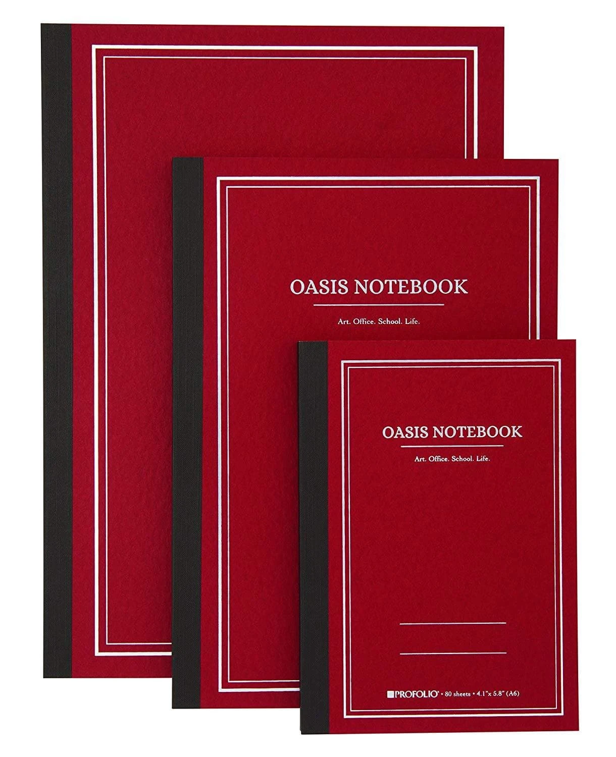 Itoya Profolio Oasis Lined Notebook In Brick - B5 1 Itoya Profolio Oasis Lined Notebook In Brick - B5