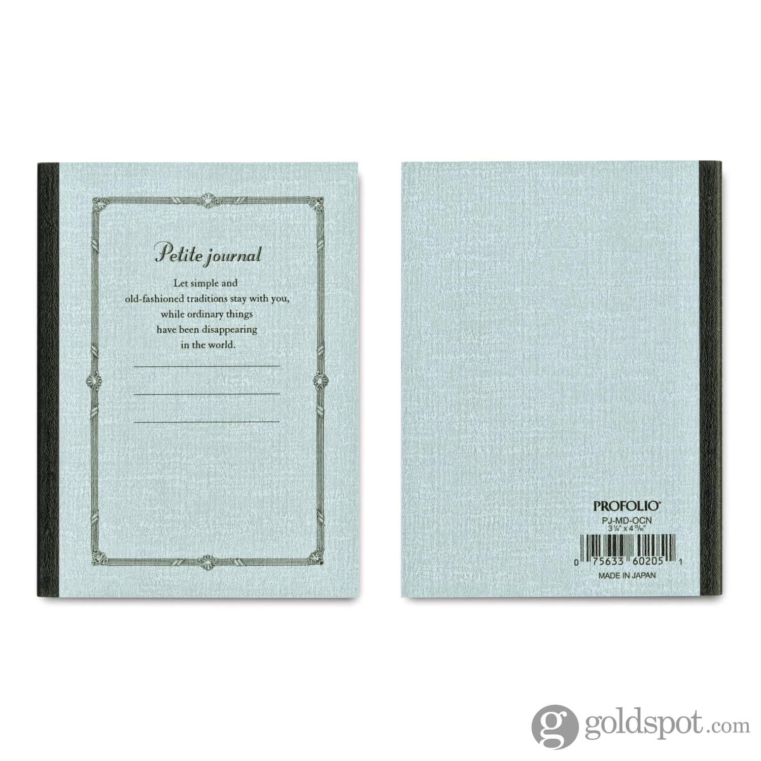 Itoya Profolio Petite Journal In Ocean - B7 3 Itoya Profolio Petite Journal In Ocean - B7 - Image 3