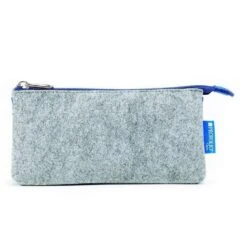 Itoya Profolio Small Midtown Pouch In Gray And Blue