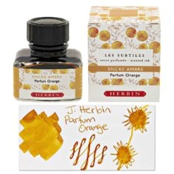 J. Herbin Encre Ambre Bottled Fountain Pen Ink - Orange Scented - 30 ML