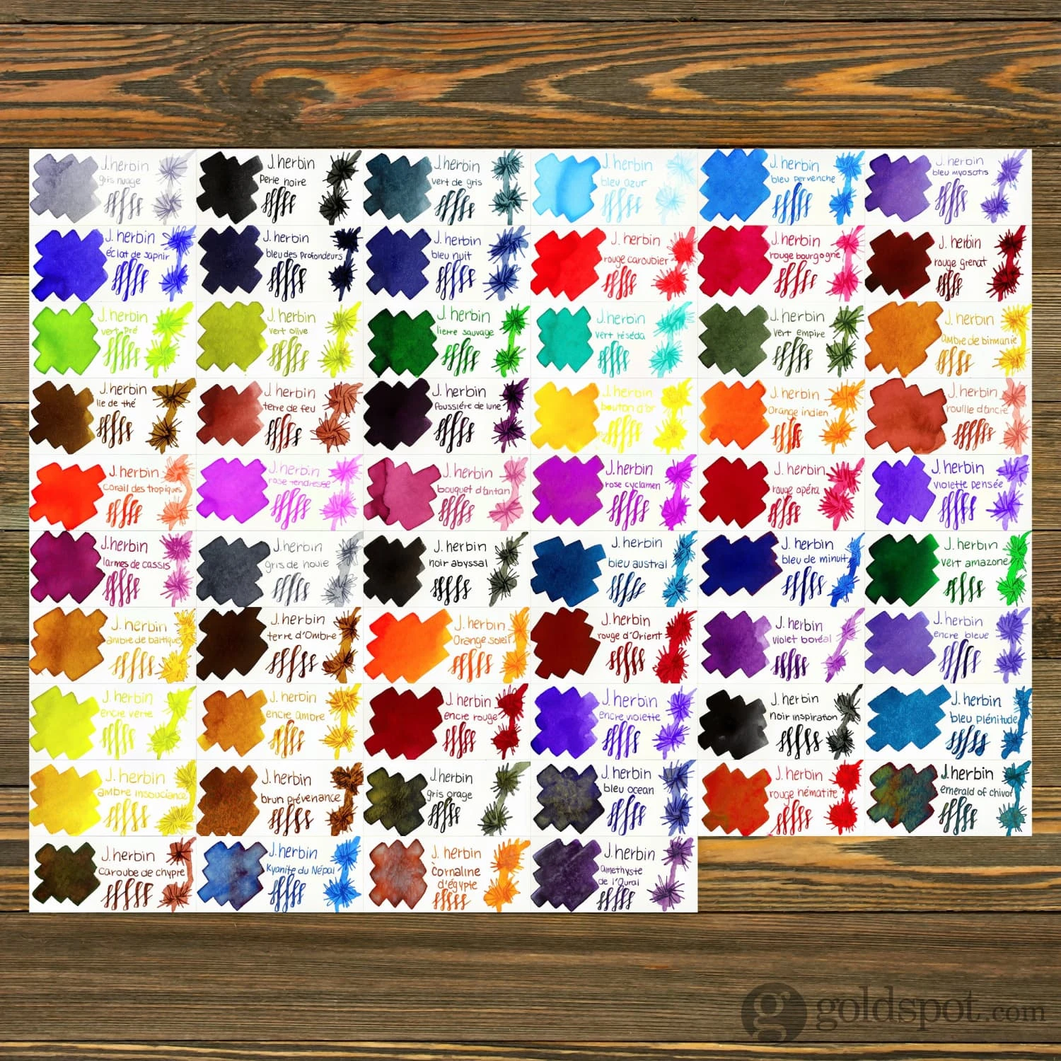 J. Herbin Larmés De Cassis (Tears Of Blackcurrant) Bottled Fountain Pen Ink And Cartidges 3 J. Herbin Larmés De Cassis (Tears Of Blackcurrant) Bottled Fountain Pen Ink And Cartidges - Image 3