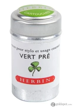 J. Herbin Vert Pre (Green Prarie) Bottled Fountain Pen Ink And Cartidges -Stationery Hub Cheap Store j herbin vert pre green prarie bottled fountain pen ink and cartidges 876