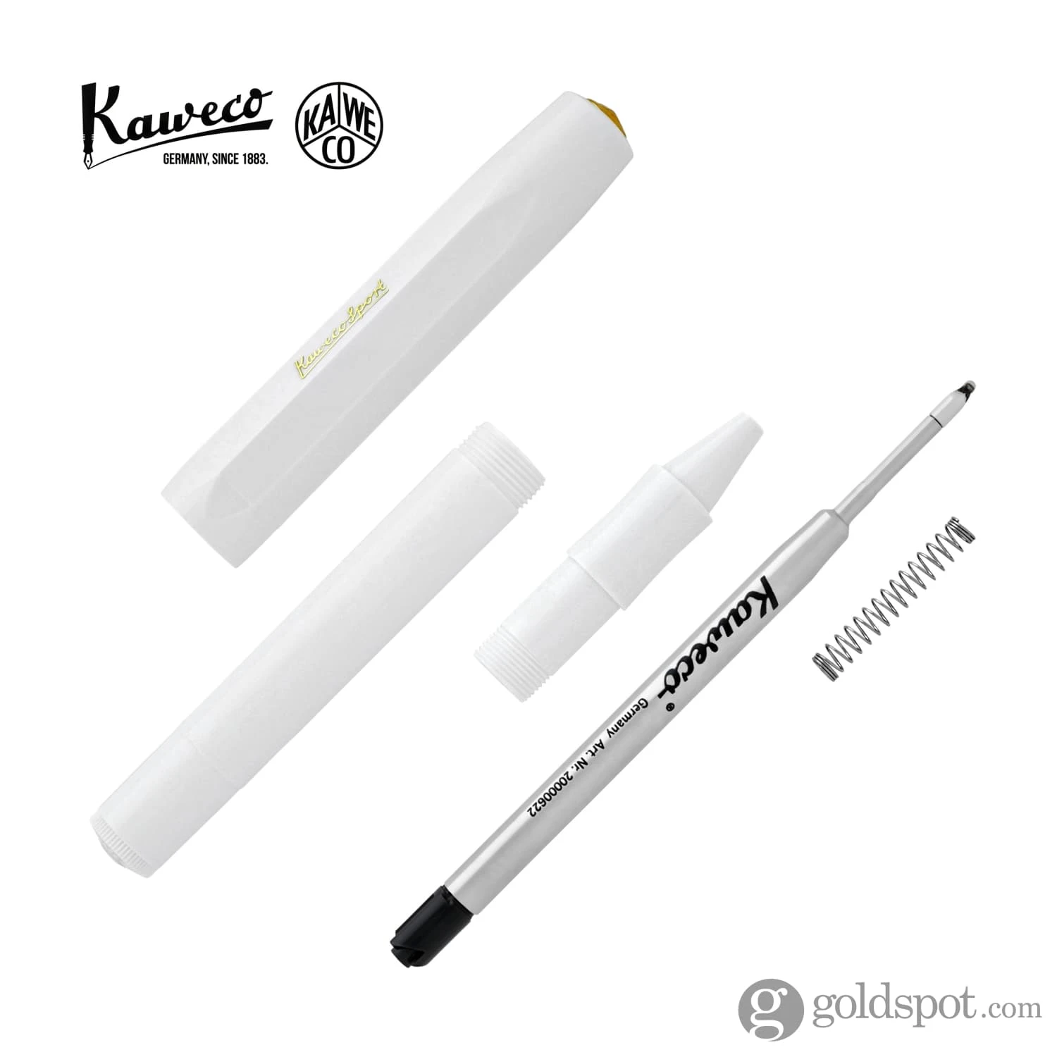Kaweco Classic Sport Rollerball Pen In White 4 Kaweco Classic Sport Rollerball Pen In White - Image 4