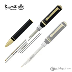Kaweco Dia Kawecomat In Multi Functional Pen In Black Lacquer With Gold Trim -Stationery Hub Cheap Store kaweco dia kawecomat in multi functional pen black lacquer with gold trim 972