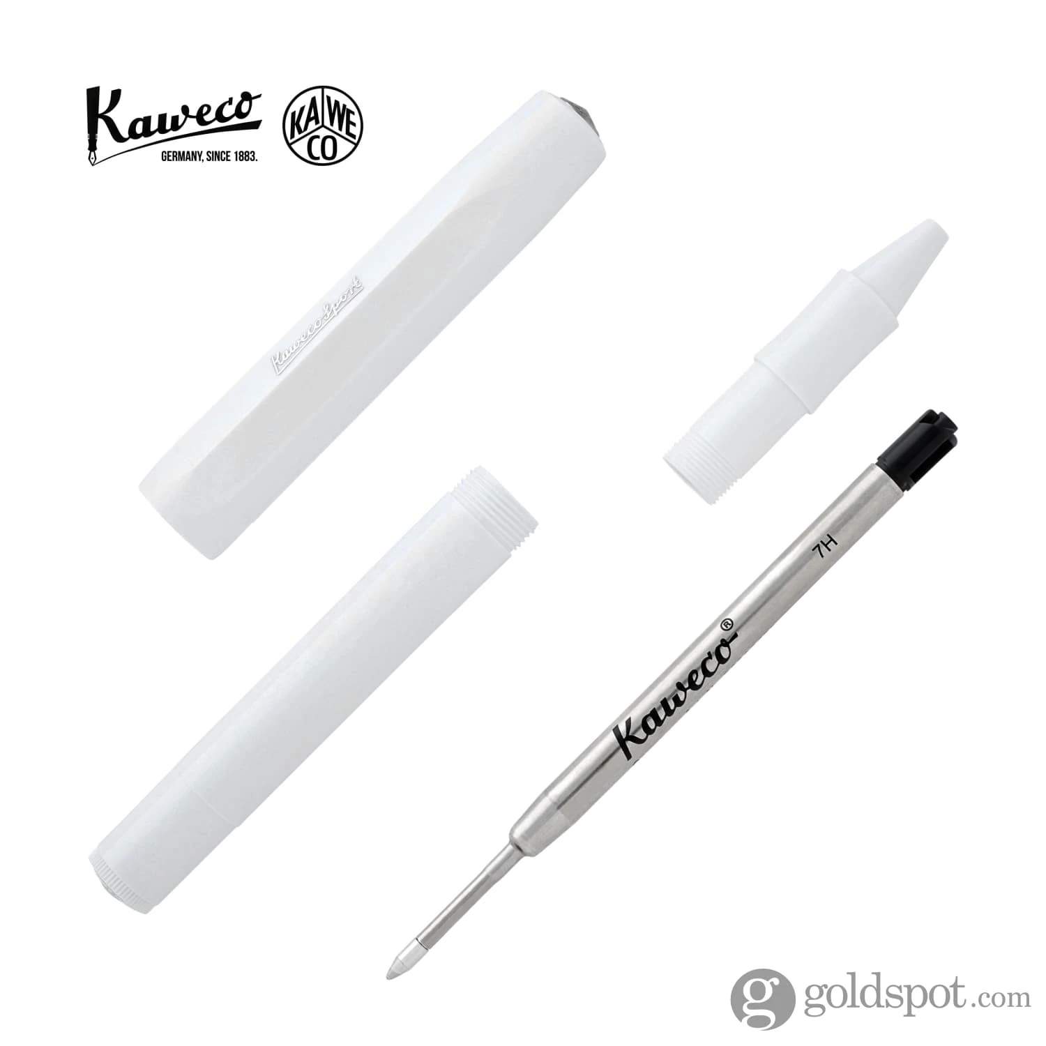 Kaweco Skyline Sport Rollerball Pen In White 4 Kaweco Skyline Sport Rollerball Pen In White - Image 4