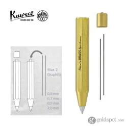 Kaweco Sport Mechanical Pencil In Brass - 0.7mm -Stationery Hub Cheap Store kaweco sport mechanical pencil in brass 0 7mm 456