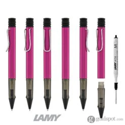 Lamy AL-Star Ballpoint Pen In Vibrant Pink -Stationery Hub Cheap Store lamy al star ballpoint pen in vibrant pink 607