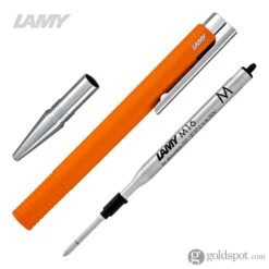 Lamy Logo M+ Ballpoint Pen In Apricot Matte -Stationery Hub Cheap Store lamy logo m ballpoint pen in apricot matte 119