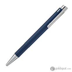 Lamy Logo M+ Ballpoint Pen In Indigo Gloss -Stationery Hub Cheap Store lamy logo m ballpoint pen in indigo gloss 437