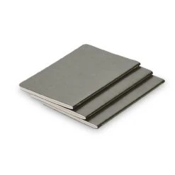 Lamy Softcover A5 Booklets Set Of 3 In Grey - 5.7 X 8.3