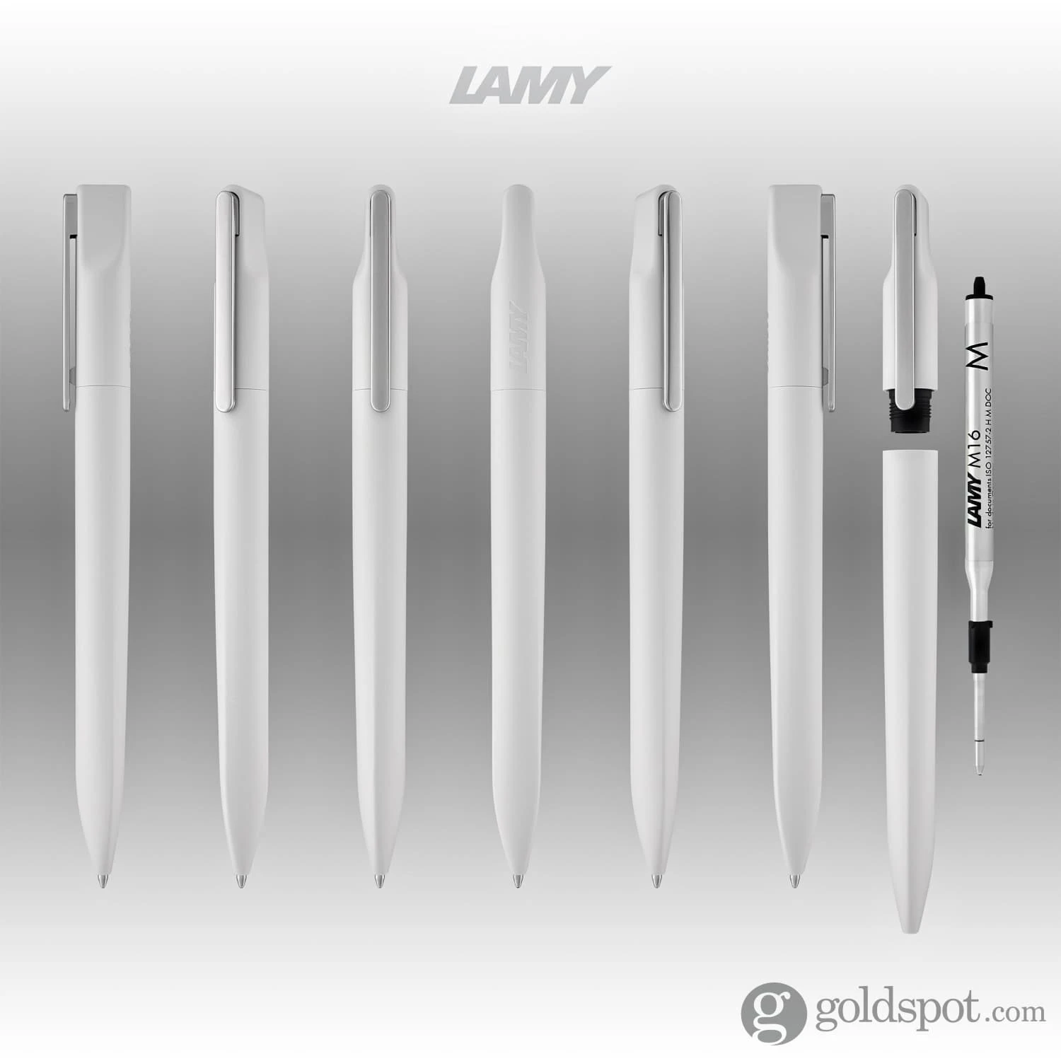 Lamy Xevo Ballpoint Pen In Light Grey 8 Lamy Xevo Ballpoint Pen In Light Grey - Image 8