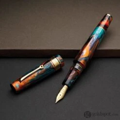 Leonardo Supernova Fountain Pen In Brooks Bohemian Twilight Limited Edition -Stationery Hub Cheap Store leonardo supernova fountain pen in brooks bohemian twilight limited edition 562