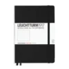 Leuchtturm 1917 Hardcover Dot Grid Notebook In Black - A5