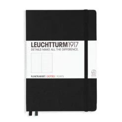 Leuchtturm 1917 Hardcover Dot Grid Notebook In Black - A5