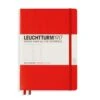 Leuchtturm 1917 Hardcover Dot Grid Notebook In Red - A5