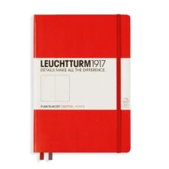 Leuchtturm 1917 Hardcover Dot Grid Notebook In Red - A5