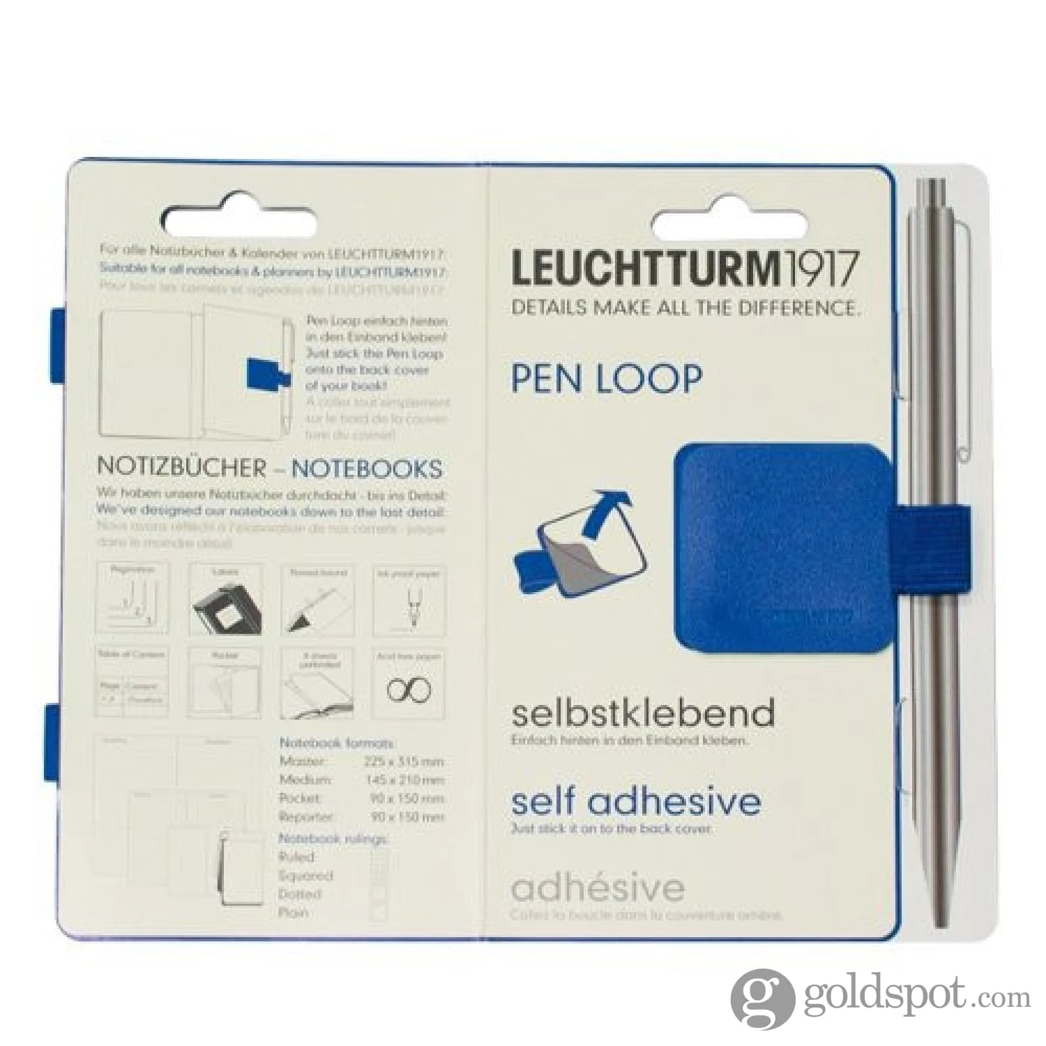 Leuchtturm 1917 Pen Loop In Royal Blue 3 Leuchtturm 1917 Pen Loop In Royal Blue - Image 3