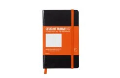 Leuchtturm1917 Hardcover Dot Grid Notebook In Black - A6