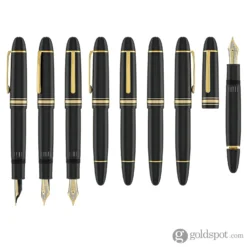 Montblanc Meisterstück 149 Fountain Pen & Ink Bottle Set - 18kt Gold Medium Nib -Stationery Hub Cheap Store montblanc meisterstueck 149 fountain pen ink bottle set 18kt gold medium nib 330