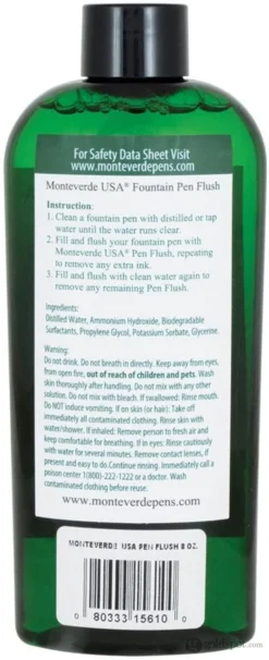 Monteverde Fountain Pen Flush To Clean Stubborn Build-Up - 8 Oz -Stationery Hub Cheap Store monteverde fountain pen flush to clean stubborn build up 8 oz 770