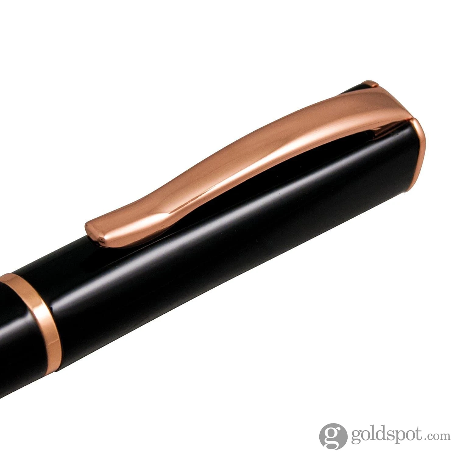 Monteverde Impressa Ballpoint Pen In Black With Rose Gold Trim 4 Monteverde Impressa Ballpoint Pen In Black With Rose Gold Trim - Image 4