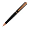 Monteverde Impressa Ballpoint Pen In Black With Rose Gold Trim